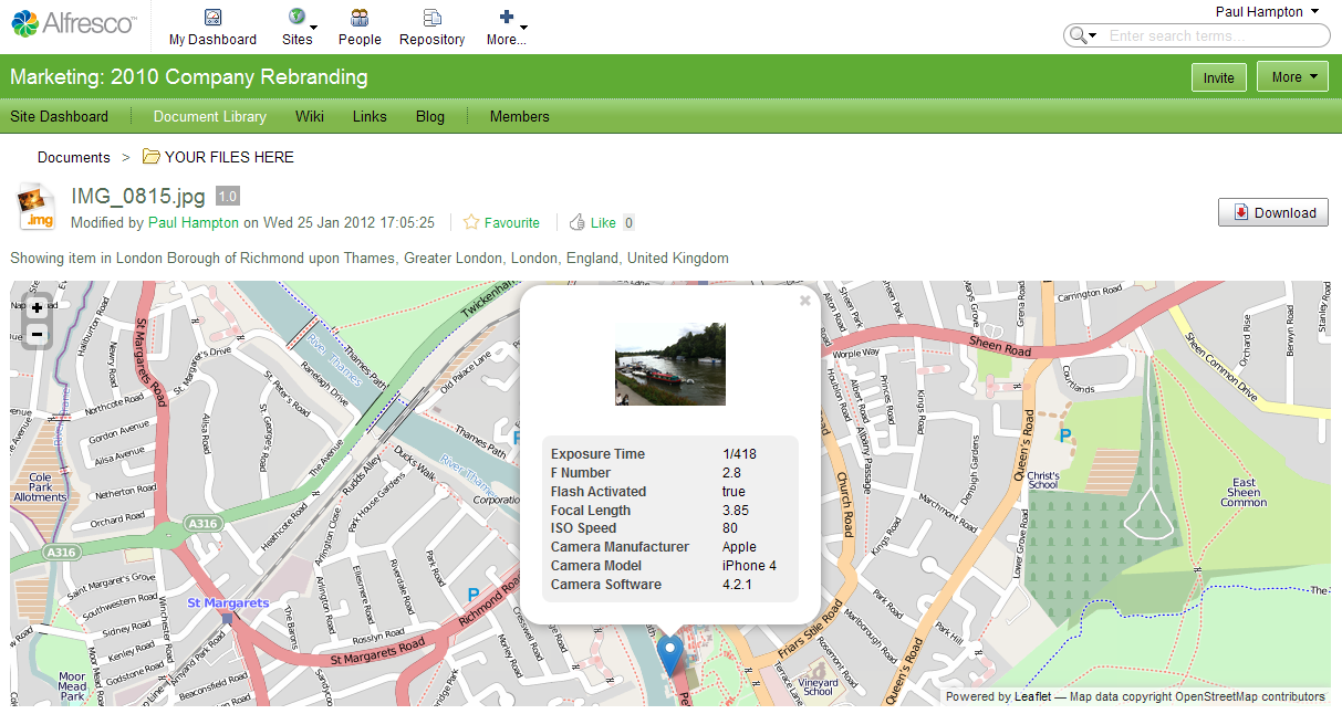 View in OpenStreetMap page